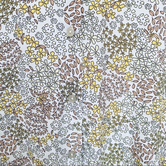 Rachel Zoe Sleeveless Collared Button Up Floral Blouse XS - Picture 12 of 12
